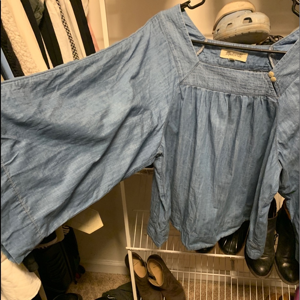 Cute Madewell denim shirt